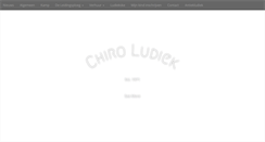 Desktop Screenshot of chiroludiek.be
