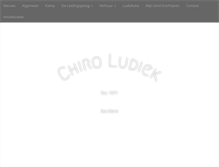 Tablet Screenshot of chiroludiek.be
